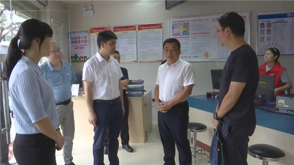 上杭县领导调研全国文明城市创建工作